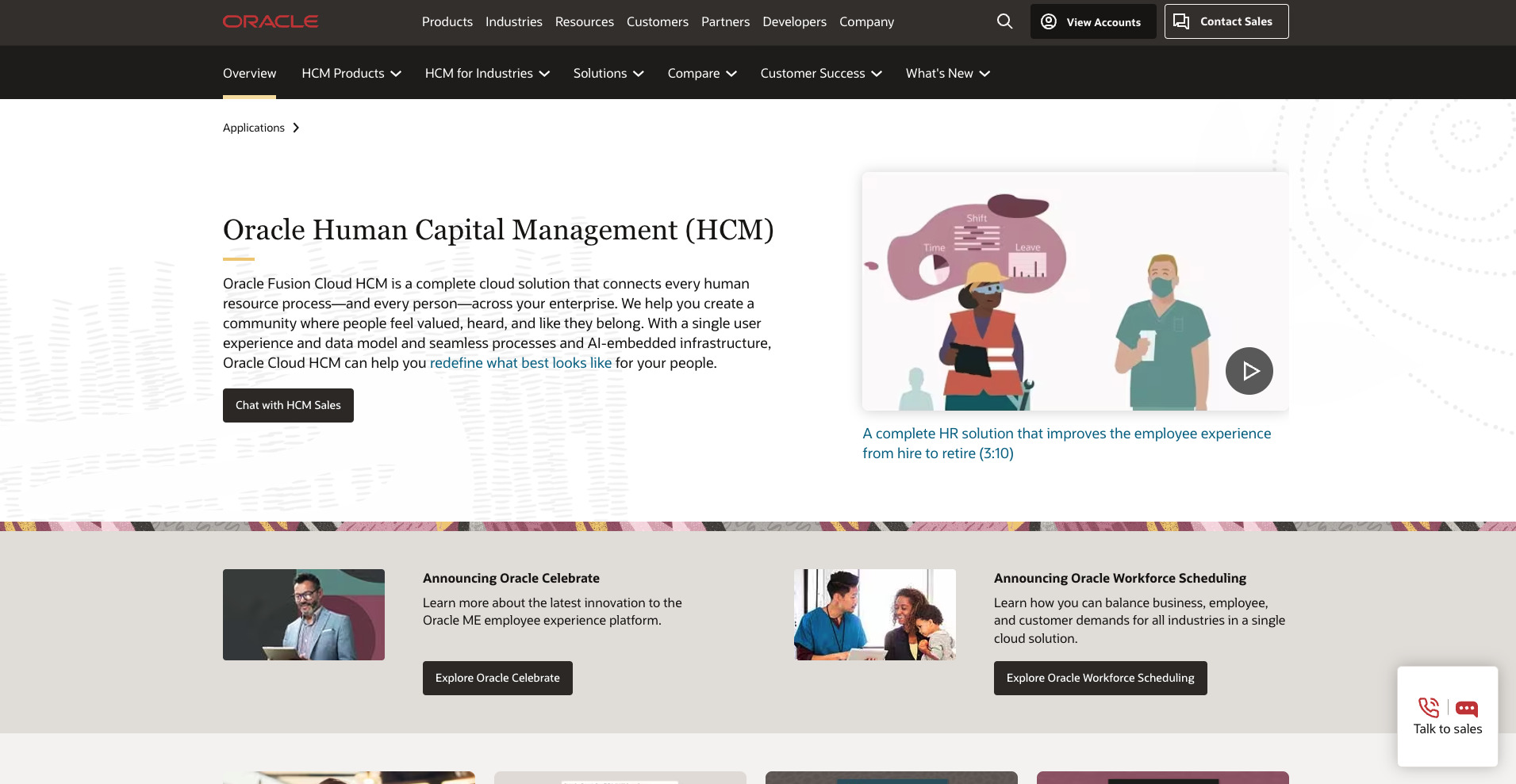 Ekran Oracle HCM